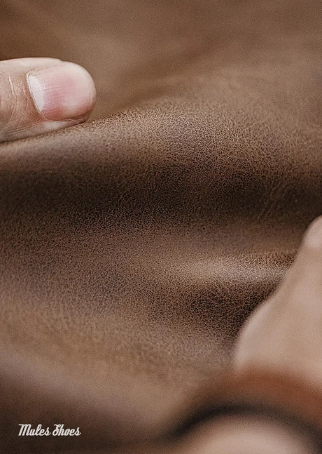 Men’s Vintage Leather Mules | Men's Mules & Clogs by Anwer Fancy | Worldwide Shipping