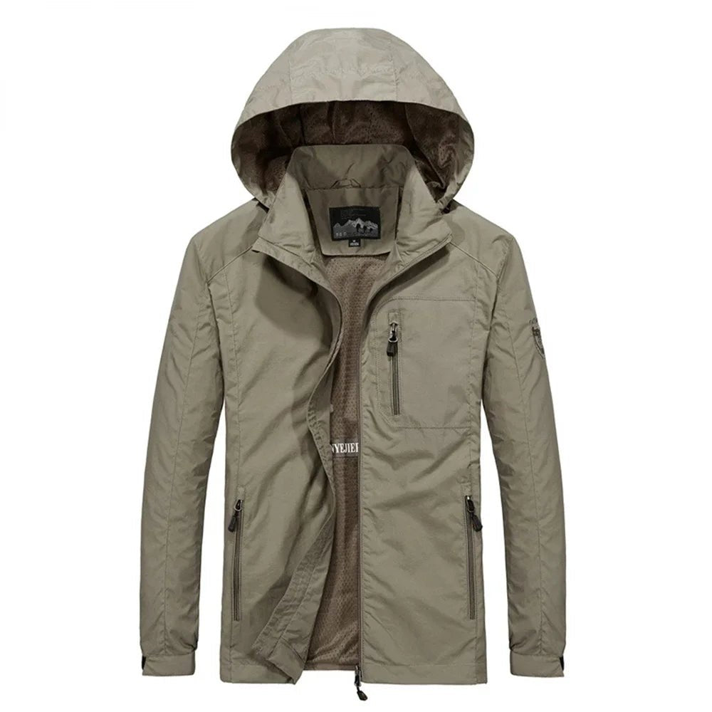 Men’s Waterproof Hooded Windbreaker | Men's Jackets &Coats by Anwer Fancy | Worldwide Shipping