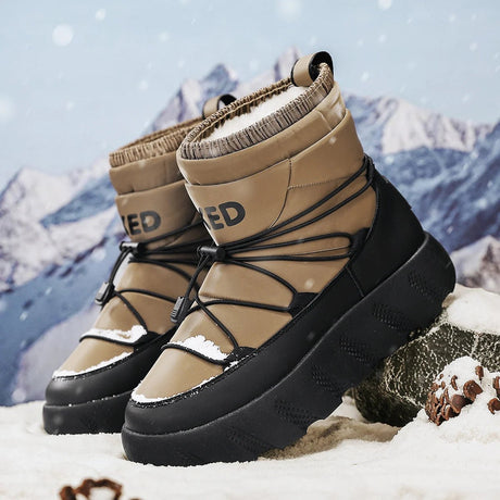 Men’s Waterproof Plush Winter Boots | Men's Snow Boots by Anwer Fancy | Worldwide Shipping