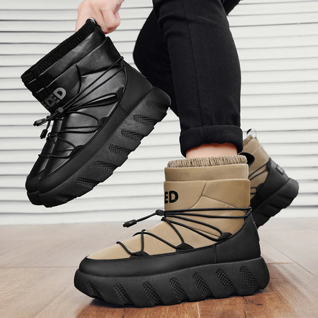 Men’s Waterproof Plush Winter Boots | Men's Snow Boots by Anwer Fancy | Worldwide Shipping