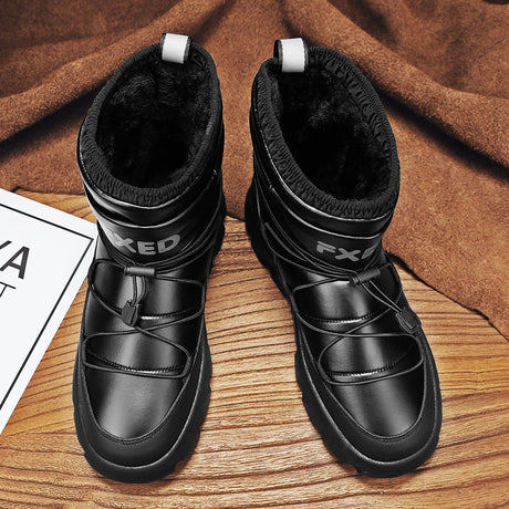 Men’s Waterproof Plush Winter Boots | Men's Snow Boots by Anwer Fancy | Worldwide Shipping
