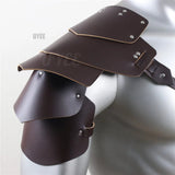 Retro Medieval PU Leather Shoulder Armor | by Anwer Fancy | Worldwide Shipping