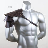 Retro Medieval PU Leather Shoulder Armor | by Anwer Fancy | Worldwide Shipping