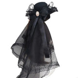 Ribbon Bowknot Veil Hat | by Anwer Fancy | Worldwide Shipping