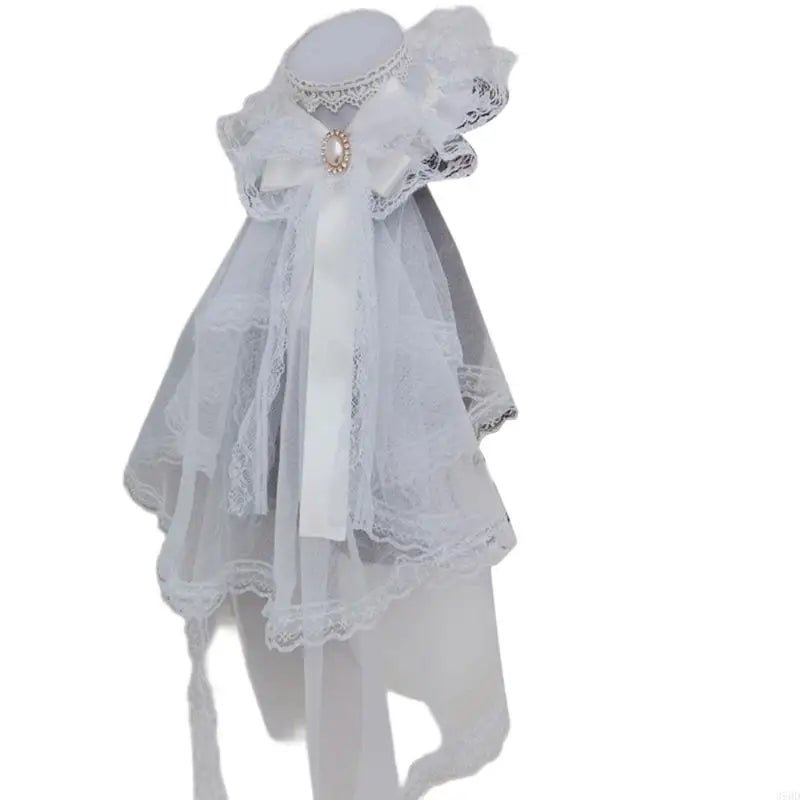 Ribbon Bowknot Veil Hat | by Anwer Fancy | Worldwide Shipping