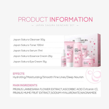 Sakura Skin Care Set | by Anwer Fancy | Worldwide Shipping