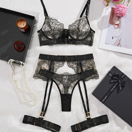Sexy Embroidered Lingerie Set | by Anwer Fancy | Worldwide Shipping