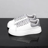 Unisex White Platform Skate Sneakers | by Anwer Fancy | Worldwide Shipping