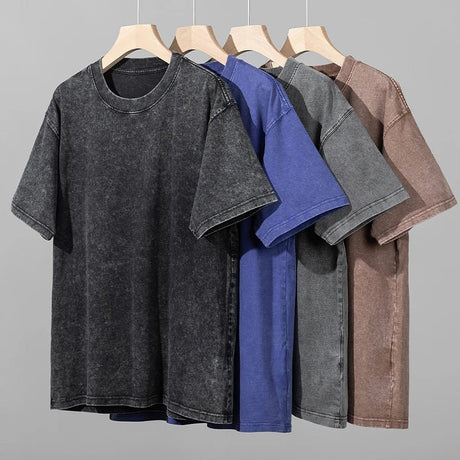 Vintage Washed Unisex Retro T-Shirt | by Anwer Fancy | Worldwide Shipping