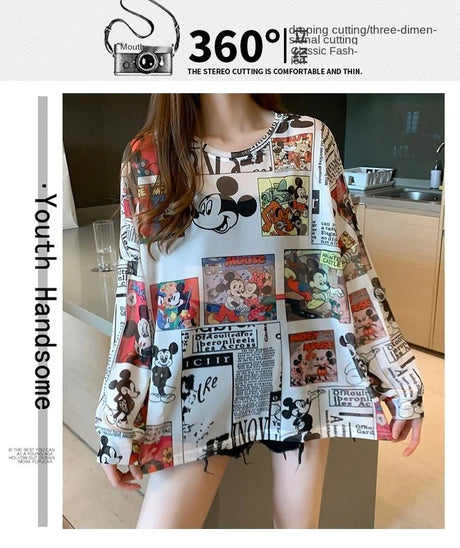 Women’s Casual Cartoon T-Shirt | by Anwer Fancy | Worldwide Shipping