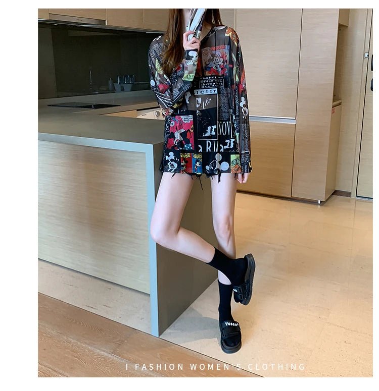 Women’s Casual Cartoon T-Shirt | by Anwer Fancy | Worldwide Shipping