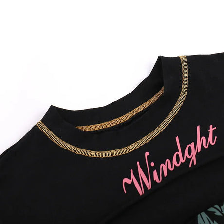 Women’s Graphic Hollow Out Crop Top | by Anwer Fancy | Worldwide Shipping