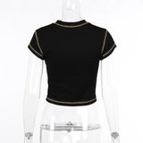 Women’s Graphic Hollow Out Crop Top | by Anwer Fancy | Worldwide Shipping