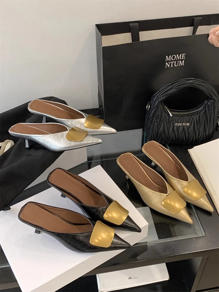 Women’s Luxury Heeled Mules | Men's Mules & Clogs by Anwer Fancy | Worldwide Shipping