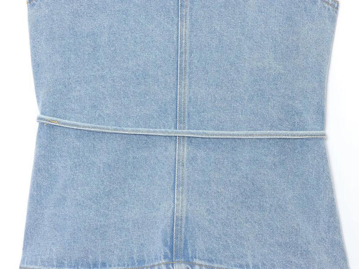 Women’s Retro Denim Suit Set | by Anwer Fancy | Worldwide Shipping