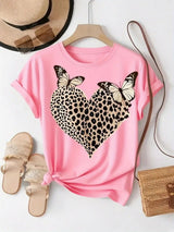 Women’s Round Neck Casual T-Shirt | by Anwer Fancy | Worldwide Shipping