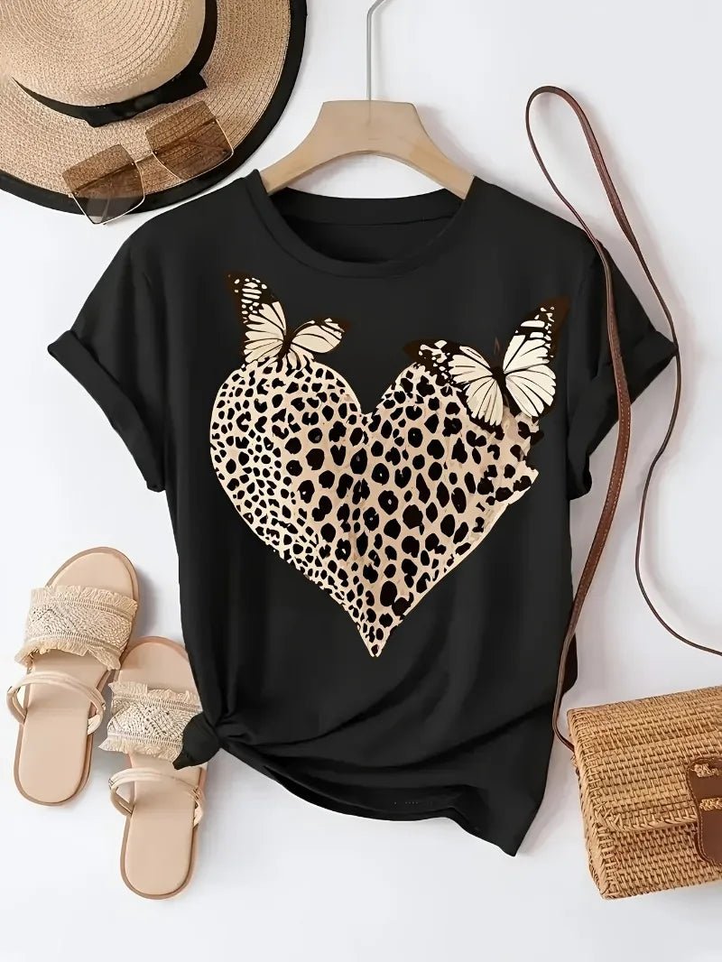 Women’s Round Neck Casual T-Shirt | by Anwer Fancy | Worldwide Shipping