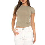 Women’s Solid Slim Fit Crop Top | by Anwer Fancy | Worldwide Shipping